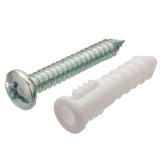 SR Anchor W PVC 230mm White /10 pcs | 626383